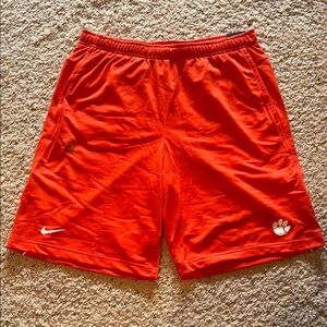Nike Men's Clemson Tigers Orange Athletic Shorts